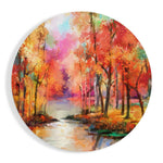 Colors of the Forest Glass Wall Art.
