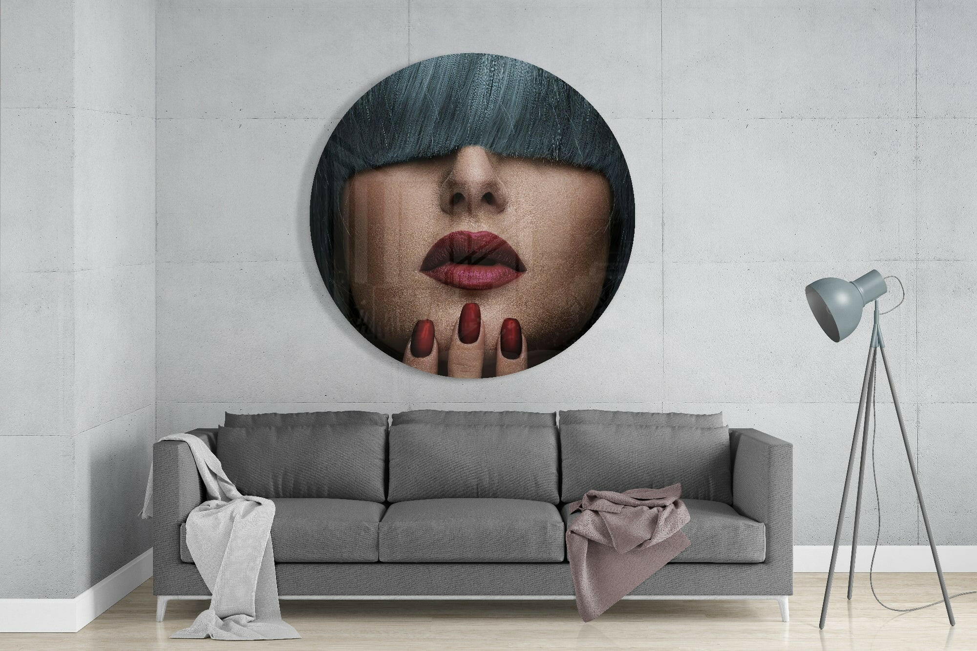 Bangs Glass Wall Art.