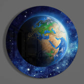 World Glass Wall Art.