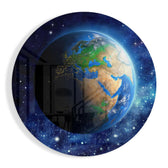 World Glass Wall Art.