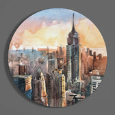 New York Glass Wall Art.