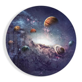 Planets Glass Wall Art.