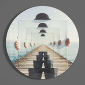 Loop Glass Wall Art.