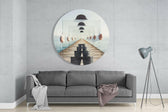 Loop Glass Wall Art.