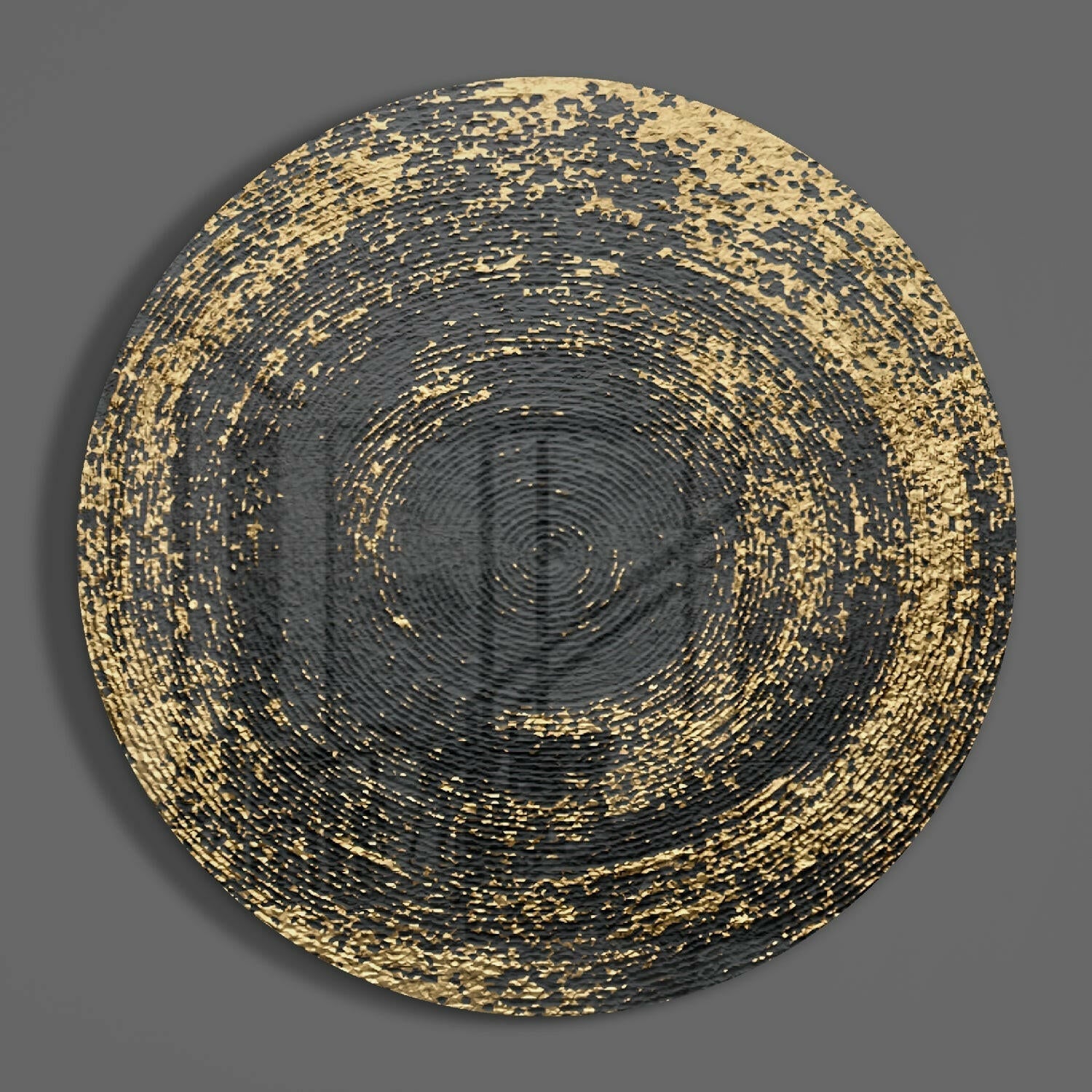 Abstract Loop Glass Wall Art.