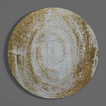Abstract Loop Glass Wall Art.