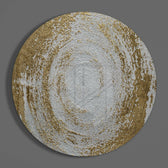Abstract Loop Glass Wall Art.