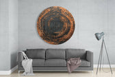 Abstract Loop Glass Wall Art.