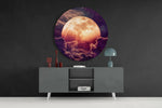 Moon Glass Wall Art.
