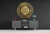 Abstract Loop Glass Wall Art.