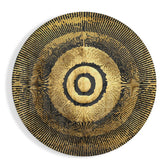 Abstract Loop Glass Wall Art.