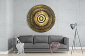 Abstract Loop Glass Wall Art.