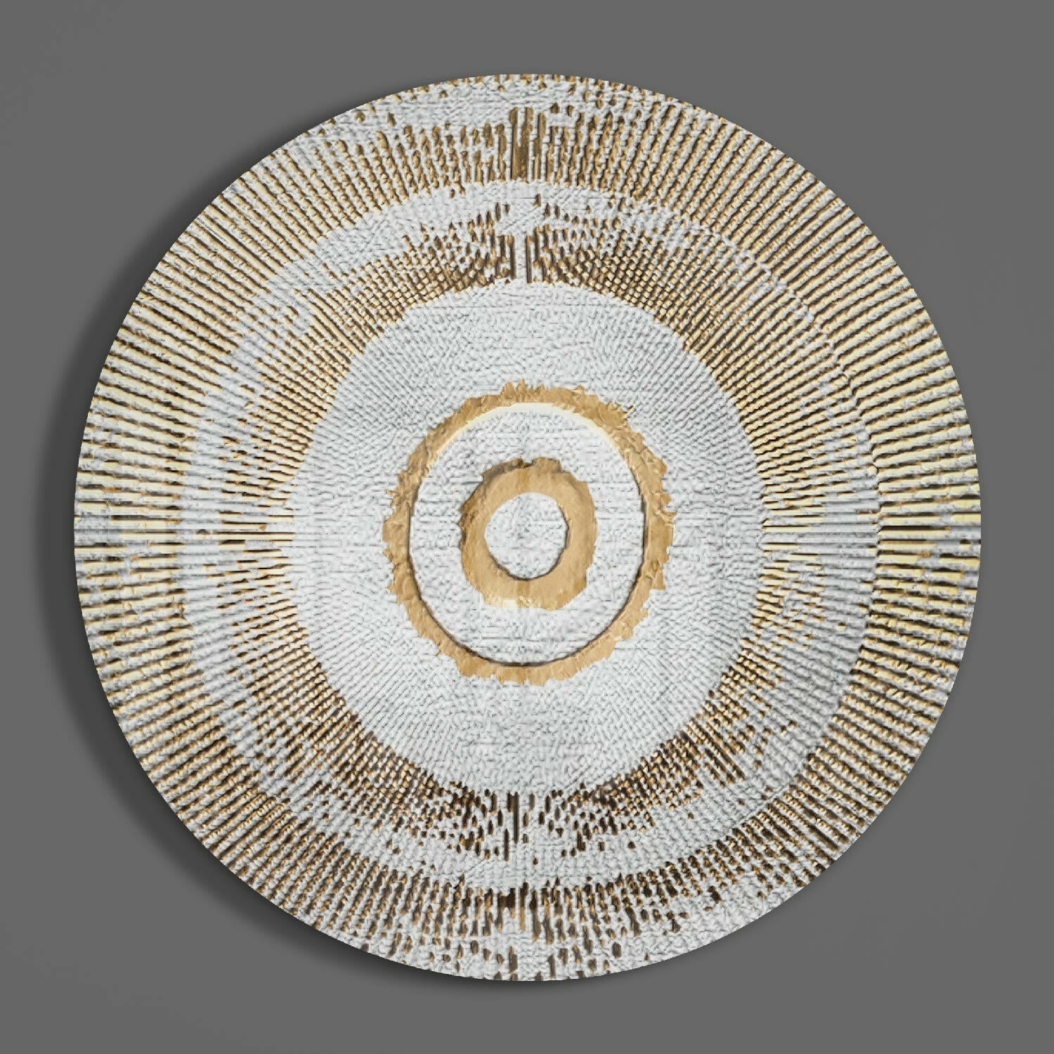 Abstract Loop Glass Wall Art.