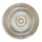 Abstract Loop Glass Wall Art.