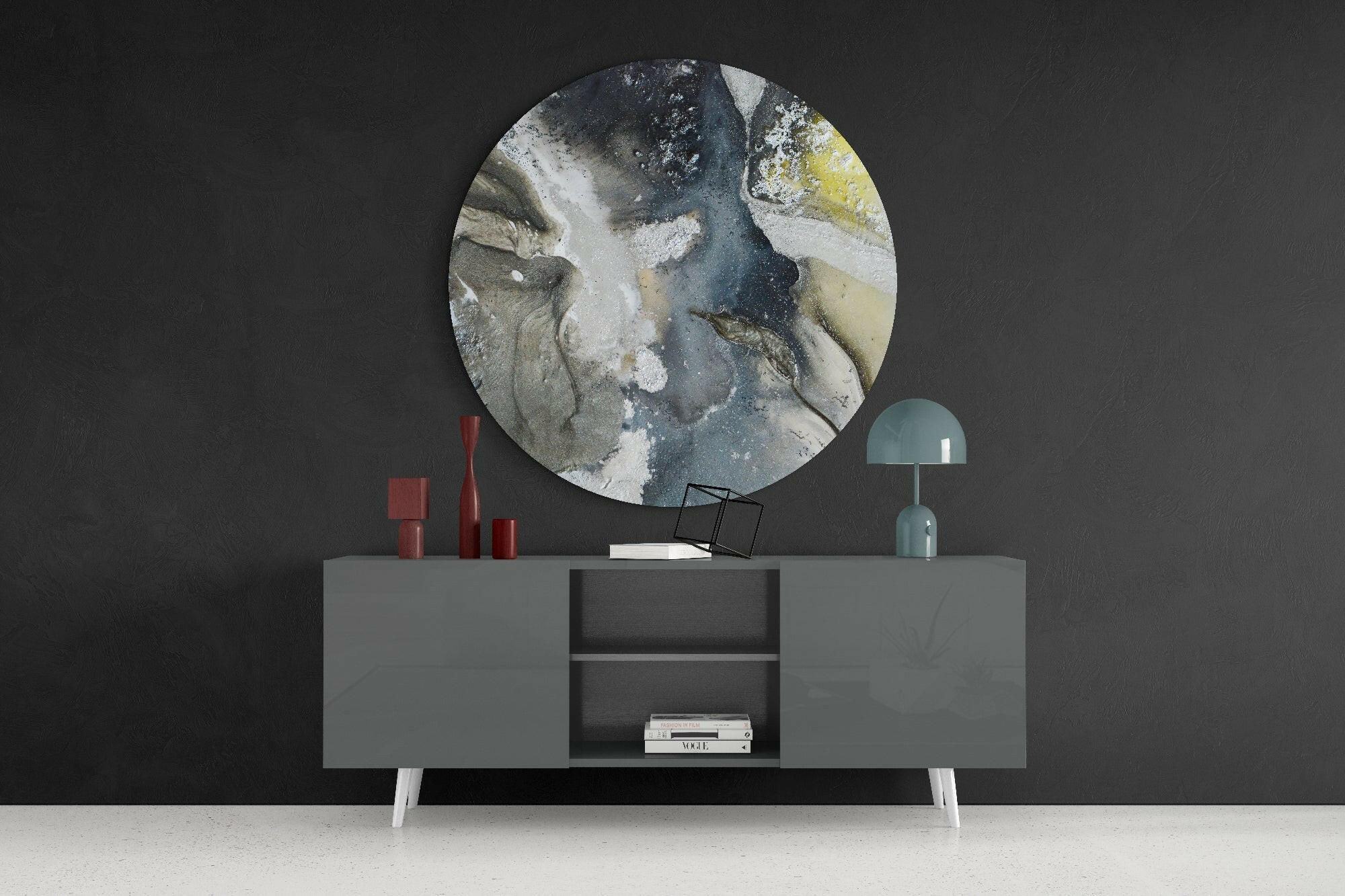 Marble Glass Wall Art.