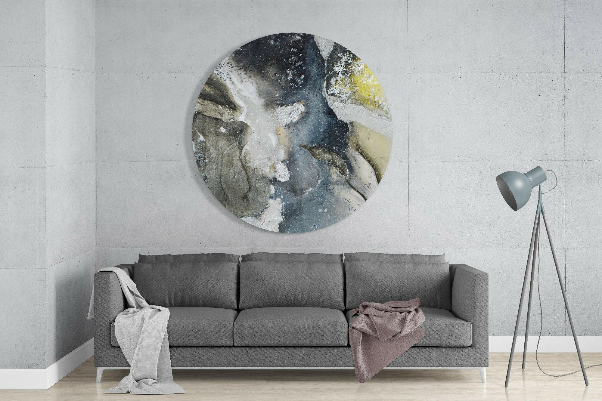 Marble Glass Wall Art.