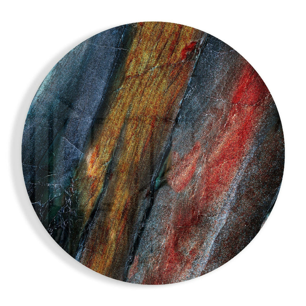 Abstract Glass Wall Art.