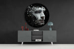 Being Human Glass Wall Art.