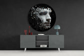 Being Human Glass Wall Art.
