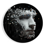 Being Human Glass Wall Art.