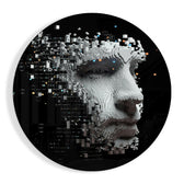 Being Human Glass Wall Art.
