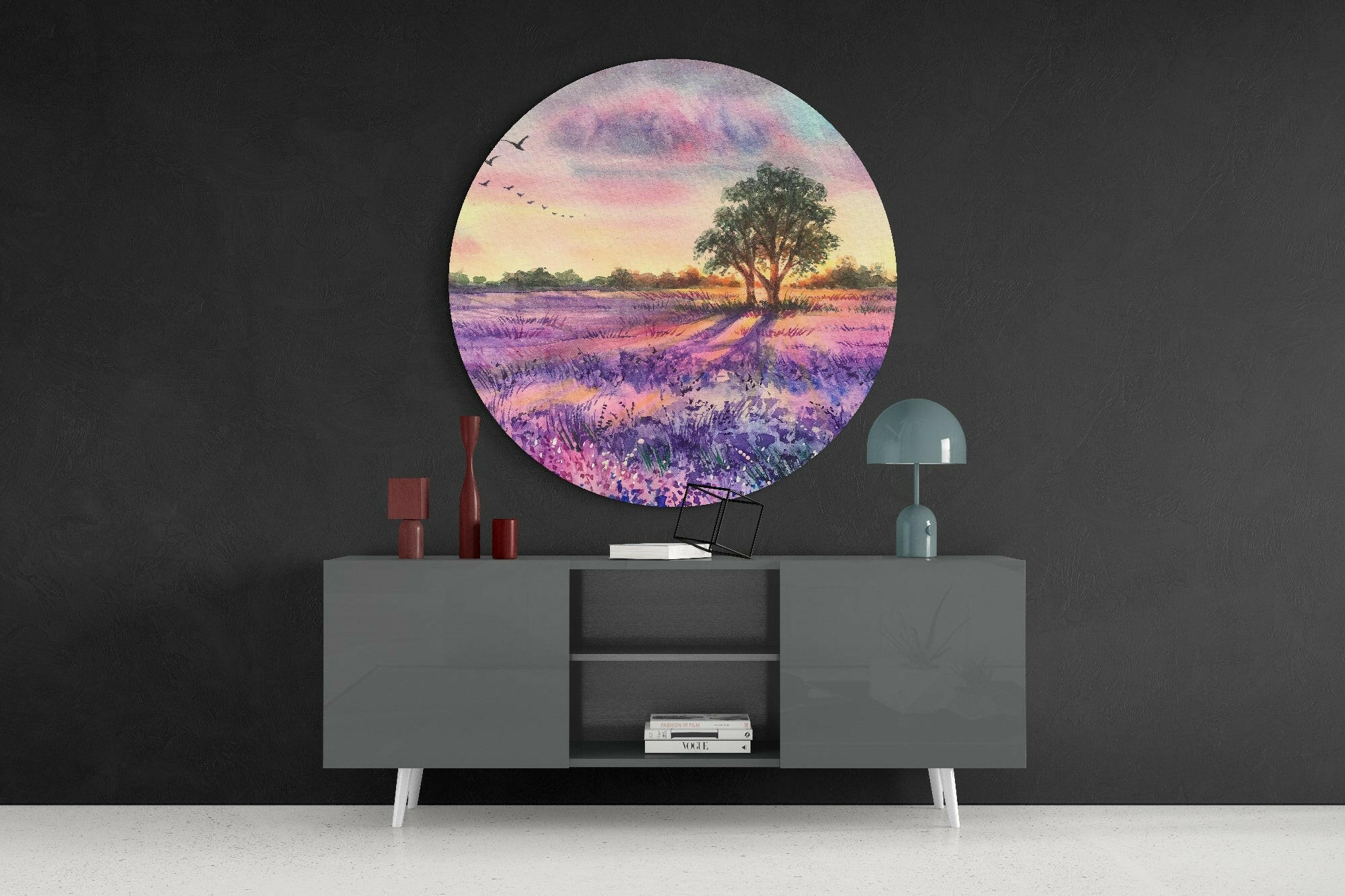 Tranquility Glass Wall Art.