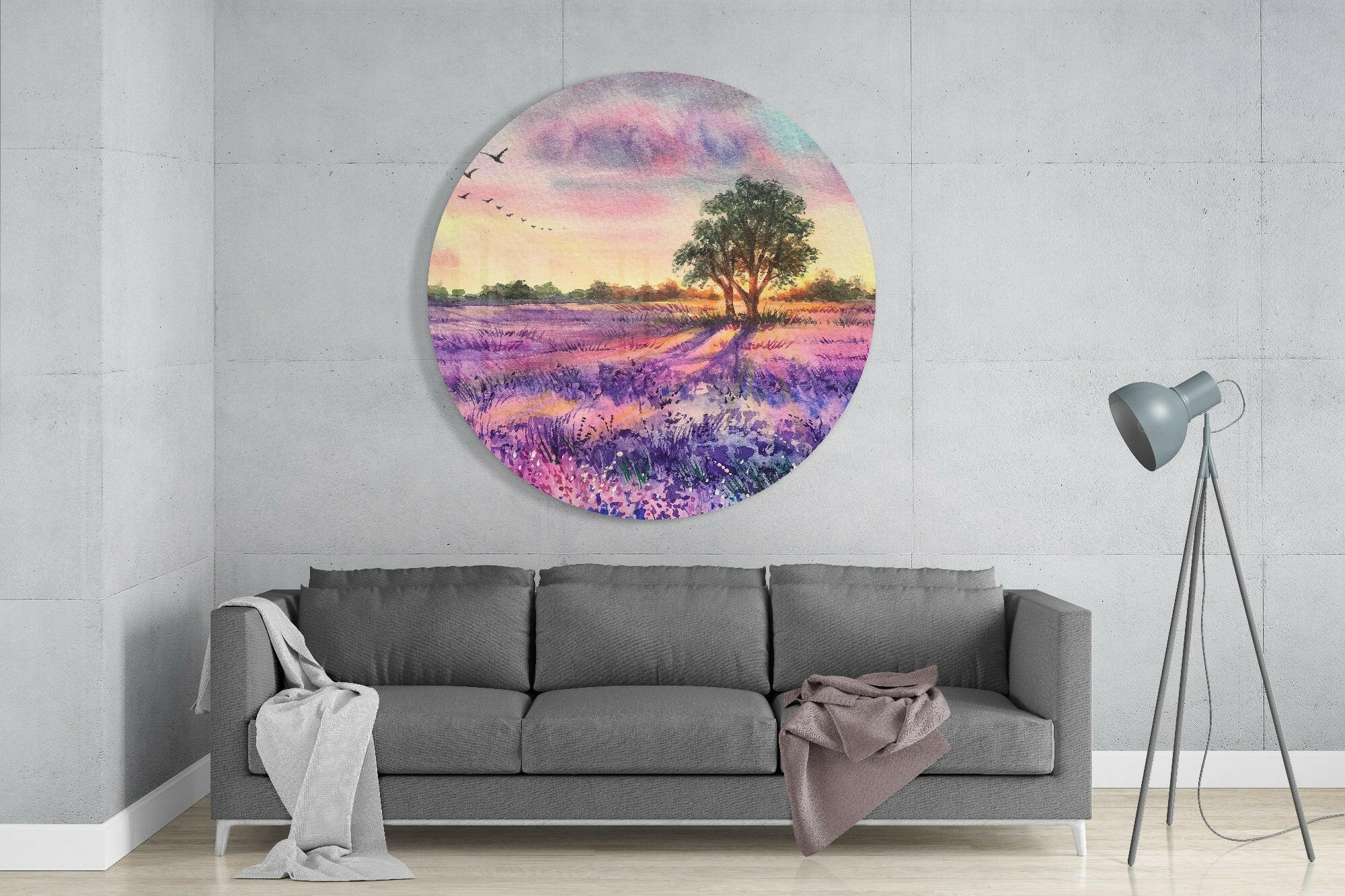 Tranquility Glass Wall Art.