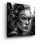 Woman Warrior Glass Wall Art  || Designer Collection | Insigne Art Design.