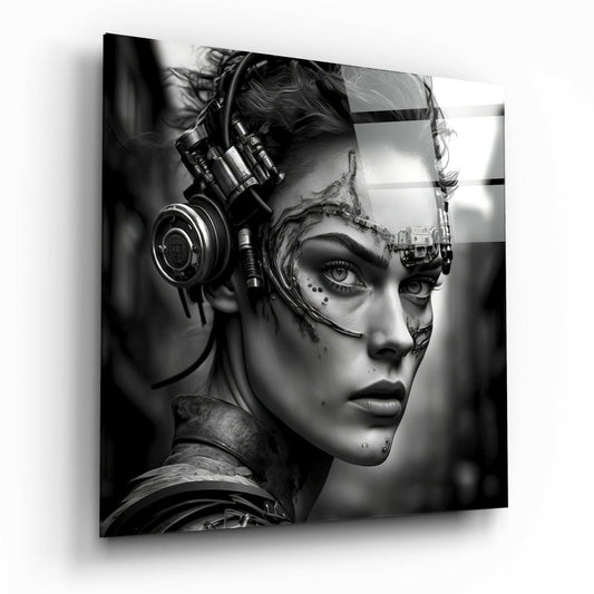 Woman Warrior Glass Wall Art  || Designer Collection | Insigne Art Design.