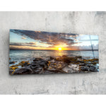 Sunset Glass Wall Art (36"x14").