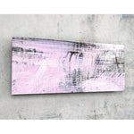 Abstract Glass Wall Art (36"x14").