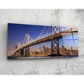 Bridge Glass Wall Art (36"x14").