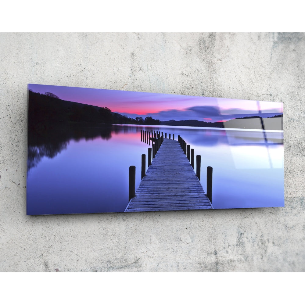 Dock Glass Wall Art (36"x14")