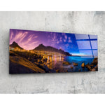 City Lights Glass Wall Art (36"x14").