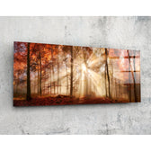 Forest Glass Wall Art (36"x14").