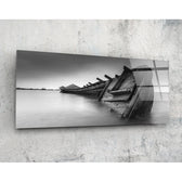 Shipwreck Glass Wall Art (36"x14").