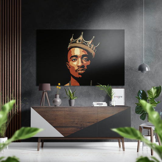 Bandana Rap Icon Brushed Aluminium Dibond Wall Art