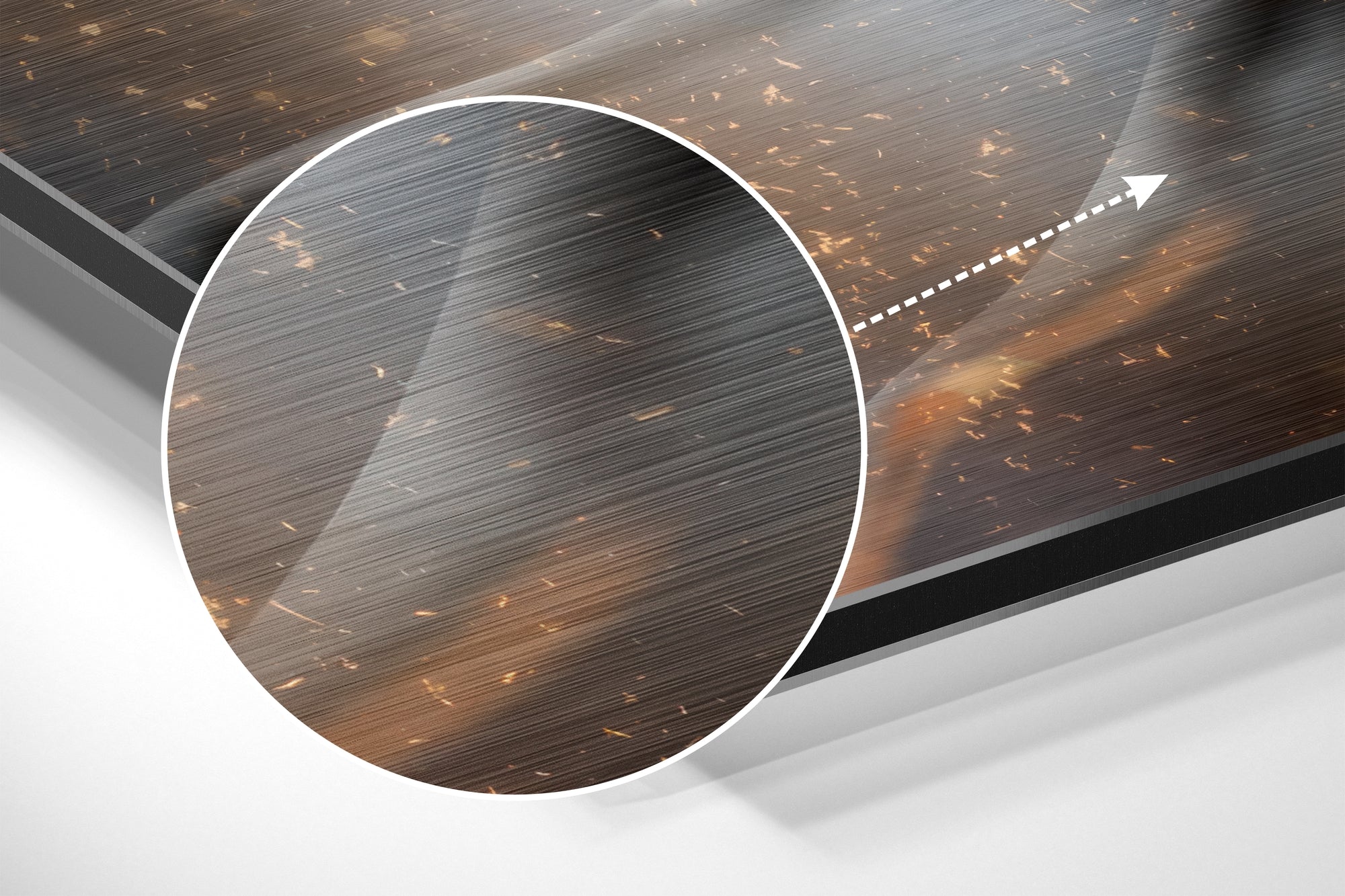 Deathstroke Brushed Aluminium Dibond Wall Art.