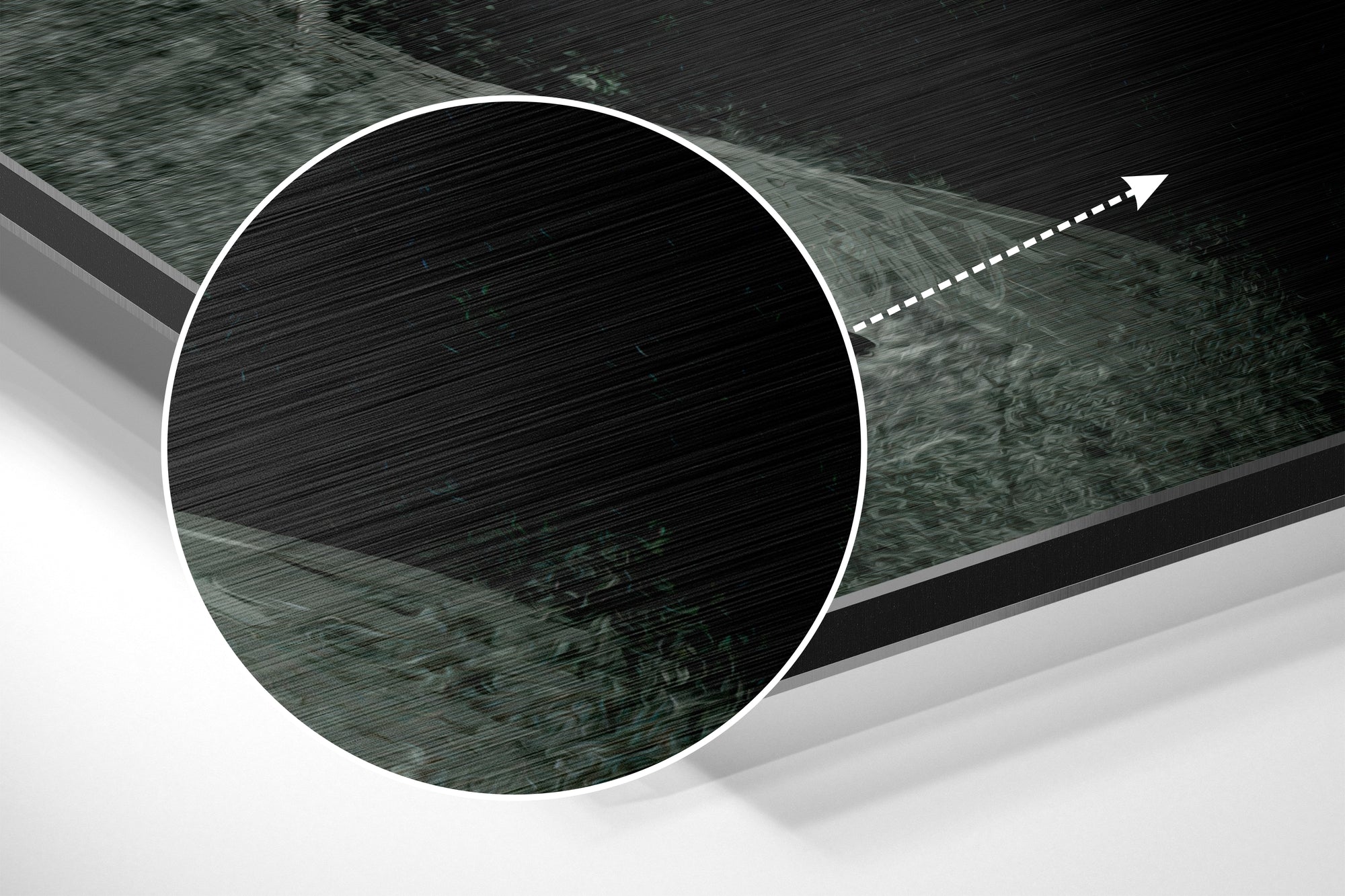 Batman Brushed Aluminium Dibond Wall Art.