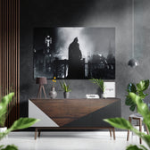 Batman Brushed Aluminium Dibond Wall Art.