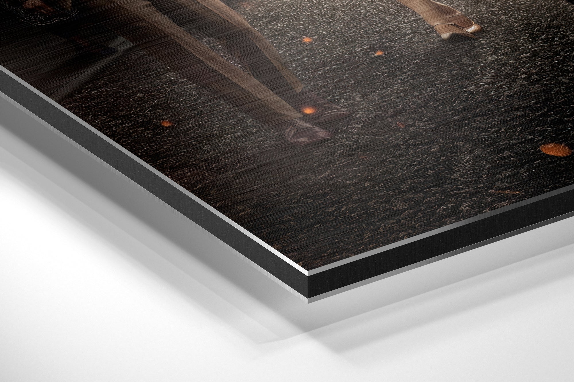 Peaky Blinders Brushed Aluminium Dibond Wall Art.