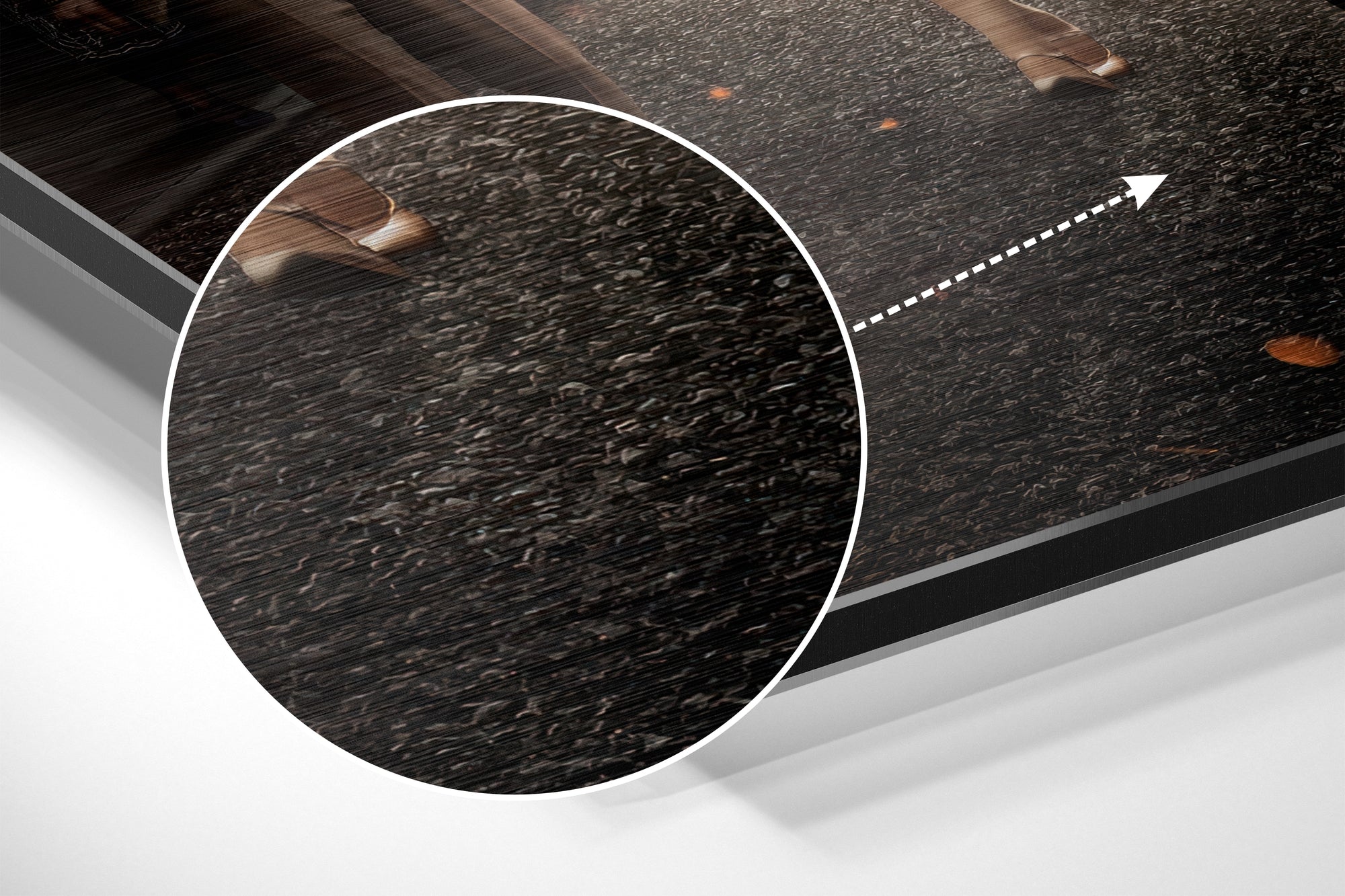 Peaky Blinders Brushed Aluminium Dibond Wall Art.