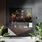 Tyler Durden Brushed Aluminium Dibond Wall Art.