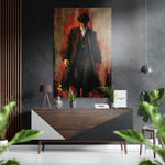 Peaky Blinders Brushed Aluminium Dibond Wall Art.