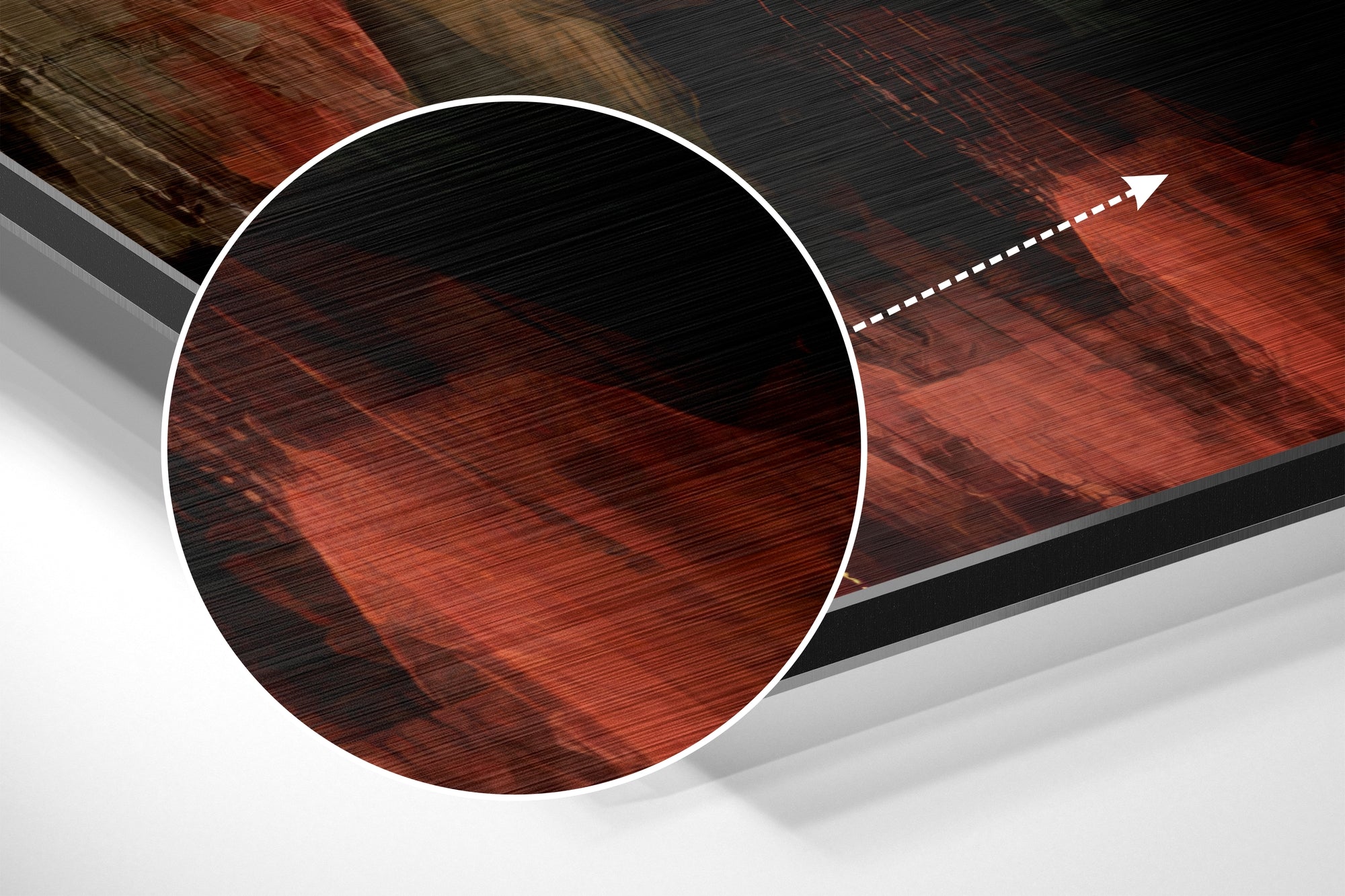 Peaky Blinders Brushed Aluminium Dibond Wall Art.