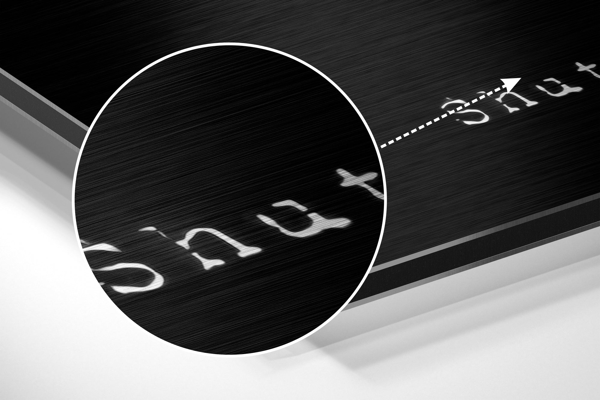 Train Brushed Aluminium Dibond Wall Art.