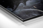 Batman Brushed Aluminium Dibond Wall Art.