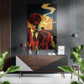 Peaky Blinders Brushed Aluminium Dibond Wall Art.