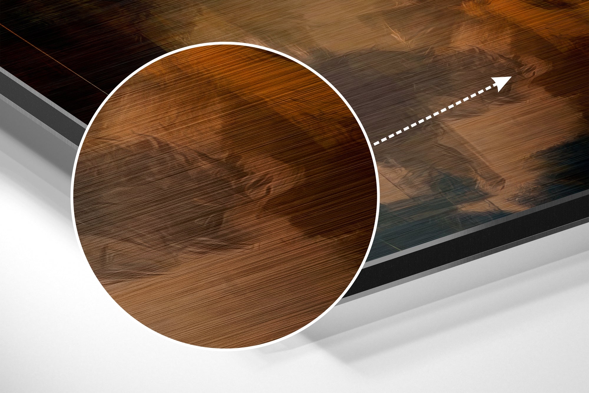 Peaky Blinders Brushed Aluminium Dibond Wall Art.