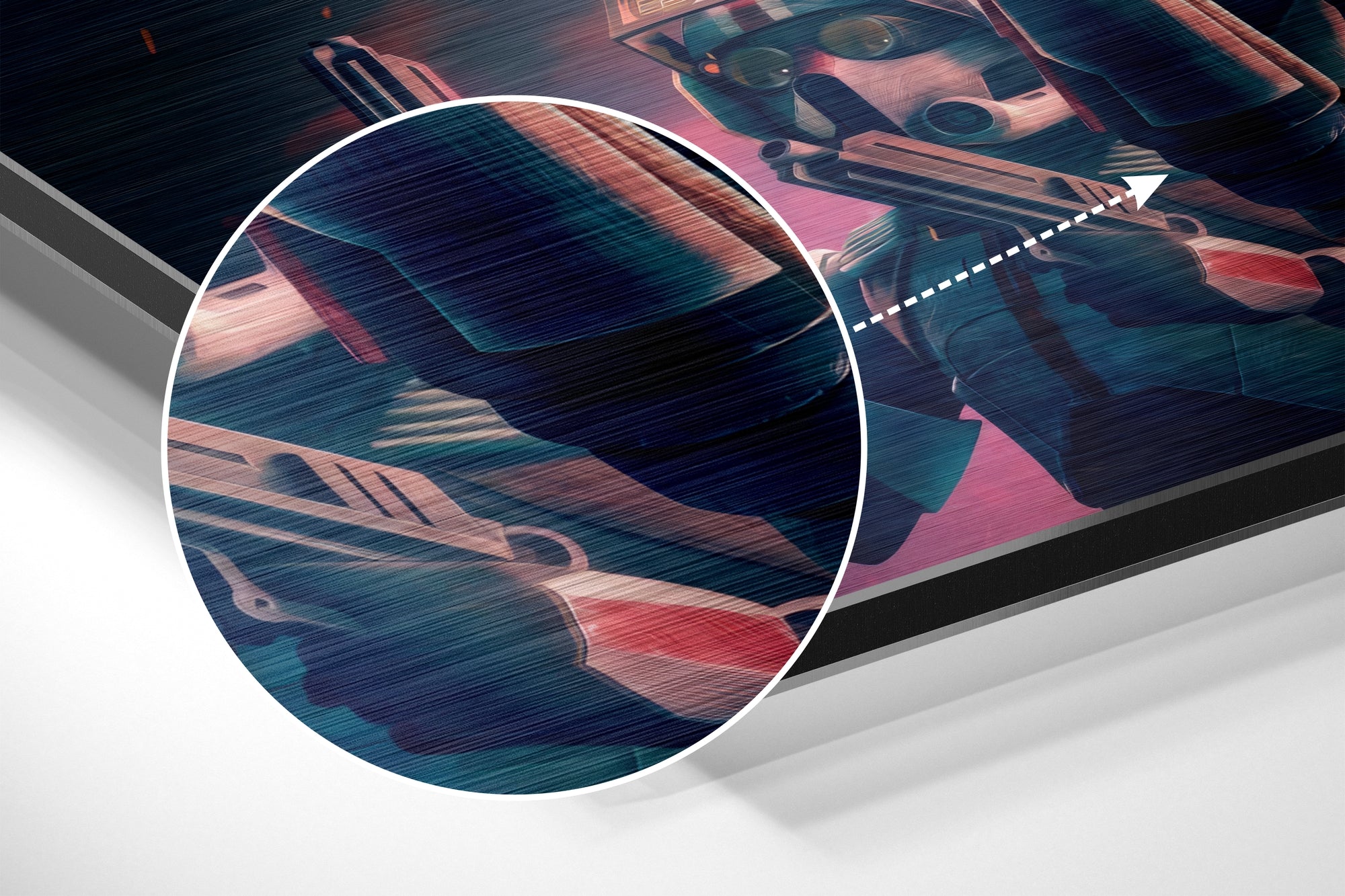 The Bad Batch Brushed Aluminium Dibond Wall Art.